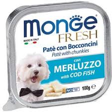MONGEFRUIT MERLUZZO WITH COD FISH 100G